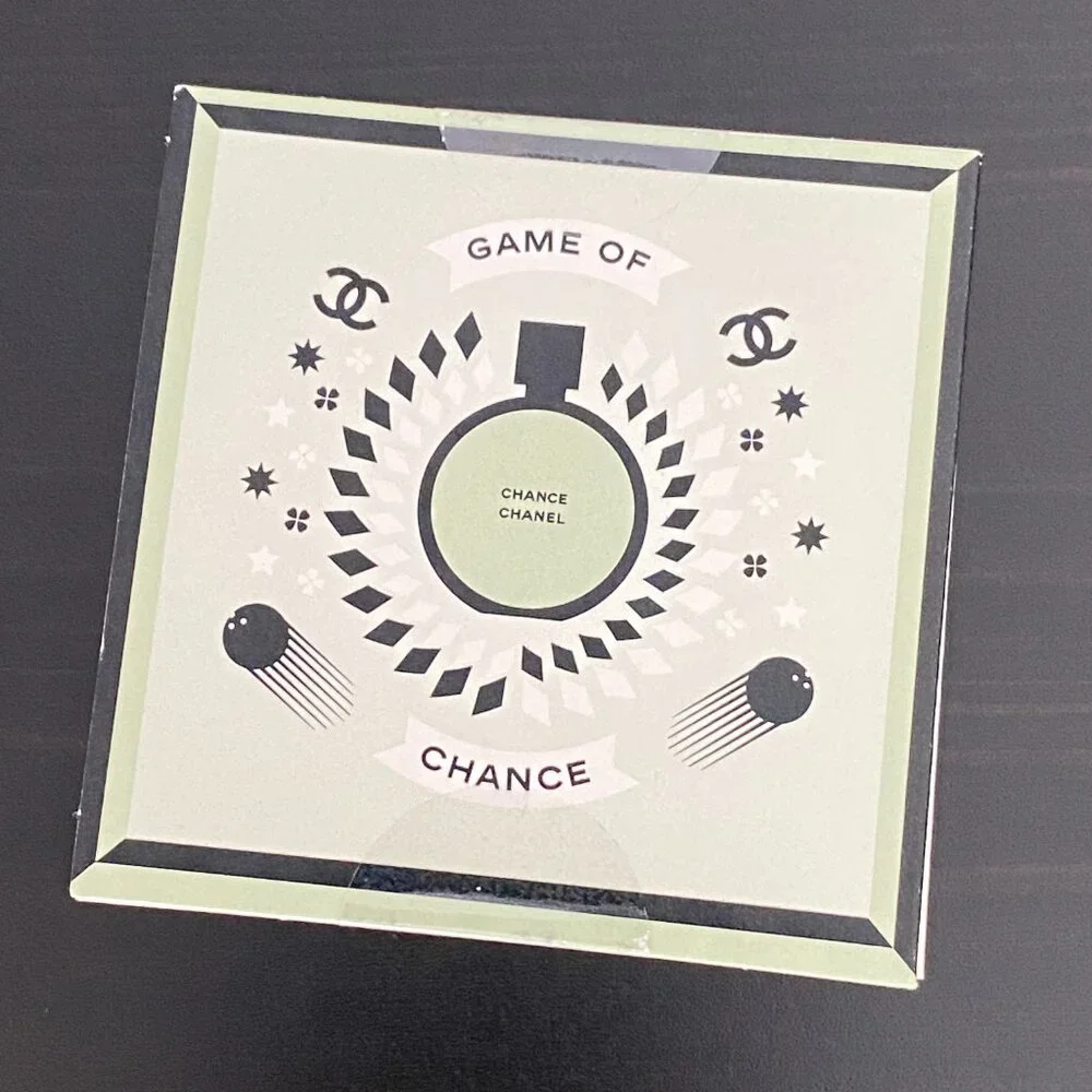 Chanel Chance Eau Tendre and Chance Eau Fraiche blotter single use samples